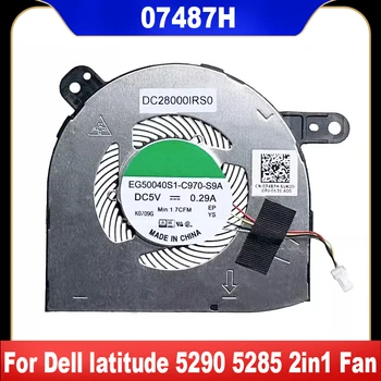 07487H 7487H Yeni Dizüstü Soğutma Fanı Dell latitude 5290 5285 İçin 2ın1 Fan 0HFV18 HFV18 EG50040S1-C970-S9A DC5V 0.29 A Yüksek Kaliteli