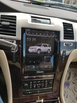 10.4 İnç Dikey Tesla Ekran Android Navigasyon Radyo Çalar Cadillac Escalade 2007-2014 İçin Araba Video Multimedya Oynatıcı