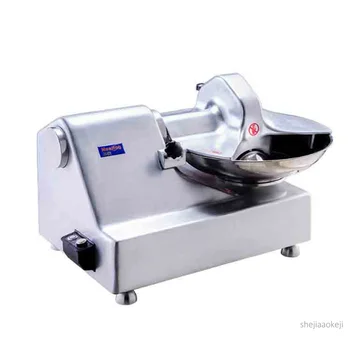 110 V / 230 V Ticari Kıyma Makinesi Otomatik Et Sebze Kıyma Paslanmaz Çelik Doğrama Makinesi Gıda Kırıcı Kesme Makinası