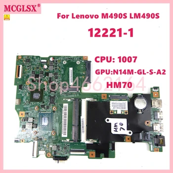 12221-1 CPU: 1007U Dizüstü Anakart İçin Lenovo M490S LM490S 48.4YG04. 011 Laptop Anakart Test TAMAM Kullanılan