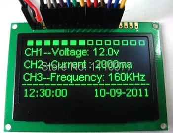 2.4 inç 8bit SPI I2C 20PIN Mavi OLED LCD Modülü SSD1305 Sürücü IC 128 * 64