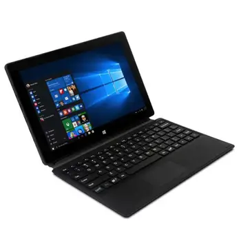 2020 Kitap 2'si 1 Arada Dönüştürülebilir Dokunmatik Ekran Windows Ultrabook Dizüstü Tablet Intel N3350