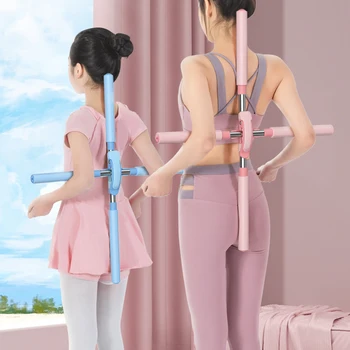 2023 Yeni Yoga Kambur duruş düzeltici Ayarlanabilir Yoga Sopa Germe Aracı Açık sırt postür düzeltici Dayanıklı Düzeltme