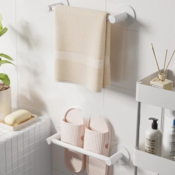 30 cm Uzun Havlu raf standı Hiçbir Delme Paslanmaz Çelik Havlu Askıları Bar Bez Tutucu Banyo Tuvalet Malzemeleri