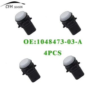 4 adet Yeni Marka PDC Ultrasonik 1048473-03-A Park Yardımı Sensörü Telsa Beyaz