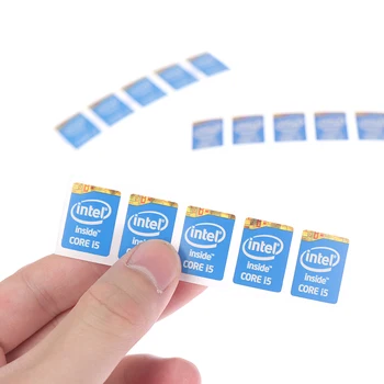 5 adet Özel 7 8 9th Gen İ3 İ5 İ7 Celeron Intel Xeon Pentium İşlemci Dolby yapışkan etiket Çıkartması Bilgisayar Laptop İçin Çıkartmalar