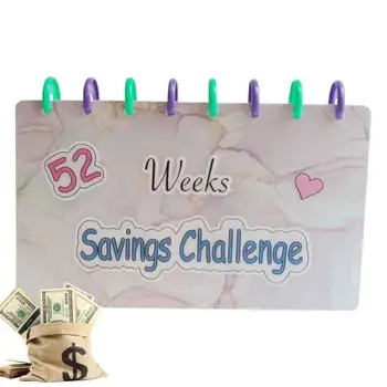 52 Haftalık Para Tasarrufu Bütçe Bağlayıcı Tasarrufu Zorlukları Kitap Ve Bütçe Bağlayıcı Bütçe Planlayıcısı Nakit Zarflar Bütçeleme