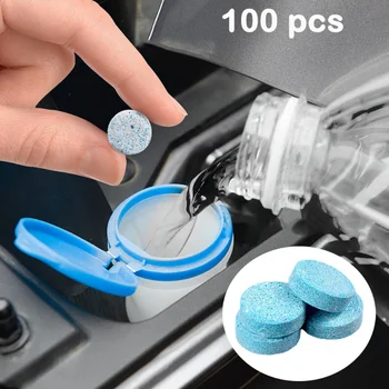 Araç ön camı Katı Temizleyici cam sileceği Efervesan Tablet Katı Temizleyici Silecek Temizleme Araçları Tablet Cam Temizleme Araçları