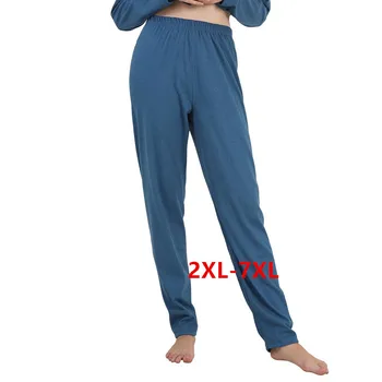 Ateş Kadife Pijama Pantolon Artı Boyutu Kış Sıcak Tayt Rahat Ev Giyim Bayanlar Pantolon Uyku Dipleri Pantolon Kadın 2XL-7XL