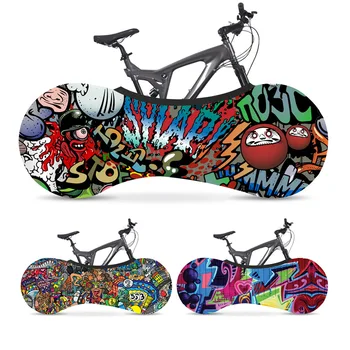 Bisiklet Koruyucu Kapak lastik kapak Graffiti Serisi Dağ Bisikleti Toz Geçirmez Güneş Koruyucu Lastik Koruyucu Kapak Bisiklet koruyucu donanım