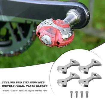 Bisiklet Pro Titanyum Mtb Bisiklet Bisiklet Pedalı Plaka Cleats Speedplay Sıfır 4 Cleats 4 Cıvata Bisiklet Bisiklet Parçaları Değiştirin