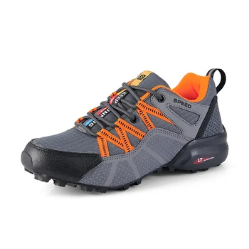 Büyük Boy Eğlence Spor Açık Erkekler yürüyüş ayakkabıları 39-47 Örgü Yüzey Spor Rahat yürüyüş ayakkabıları