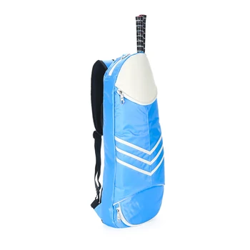Büyük Raket Spor Çantası Badminton Çantası Su Geçirmez Çok katmanlı Yerleştirme Tenis Raketi Dacron omuzdan askili çanta