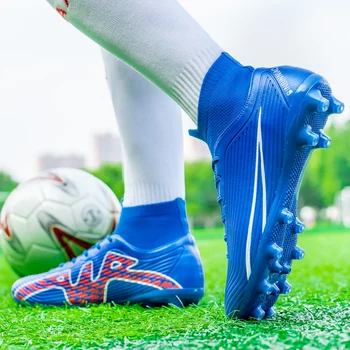 Dayanıklı futbol ayakkabıları Cleats Açık Rahat Messi Futbol Toptan Futsal Eğitim Maçları Sneakers 35-45 Boyutları Yeni