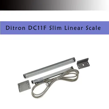 Ditron İnce 1um DC11F-50 100 150 200 250 300 350 400mm Doğrusal Ölçekli Optik Kodlayıcı 0.001 mm TTL 5V Cam Cetvel