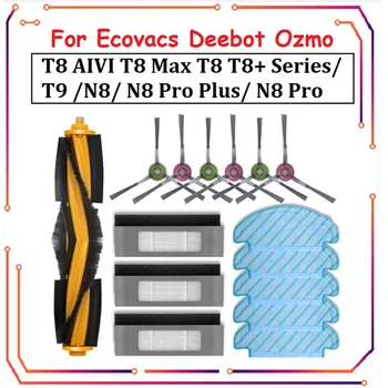 Ecovacs Deebot için Ozmo T8 AIVI T8 Max T8 T8 + Serisi/ T9 /N8, N8 Pro Artı / N8 Pro robotlu süpürge Yedek Aksesuarlar