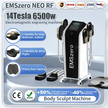 EMSzero Neo 6500W 14Tesla Yüksek emt Vücut Şekillendirici Makinesi NOVA Kas Stimülatörü şekillendirme ekipmanı Salon İçin