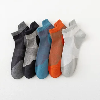 Erkek spor çorapları Futbol Absorbe Ter Pamuk Çorap Düşük Tüp Ayak Bileği-Wrap Kuşak Çorap Oynamak Basketbol Bahar Yaz Tarzı