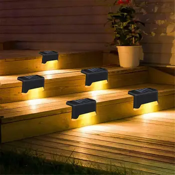 Güneş merdiven lambası LED su geçirmez bağlantı tablası aydınlatma lambası veranda dekoratif peyzaj ışığı korkuluk ışık açık yürüyüş yolları aydınlatma bahçe lambası