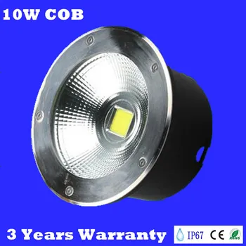 IP67 10W COB LED yeraltı lambası UP güverte ışığı Bahçe Veranda için LED Gömme Zemin Aydınlatma LED yeraltı ışık AC85-265V