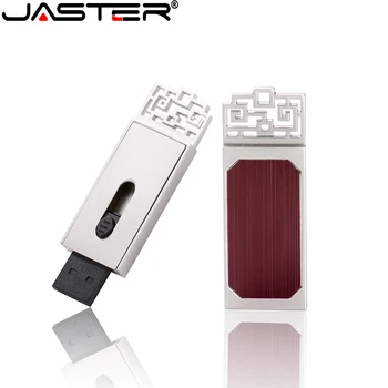 JASTER Çin tarzı USB bellek sürücüler 64 GB USB Sopa Metal Kalem sürücü 128 gb Pendrive Su Geçirmez Hafıza kartı yaratıcı hediye U Disk