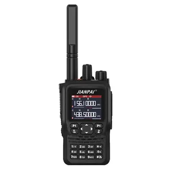 JIANPAI 8800 Artı Walkie Talkie 10W 5800mAh 16 Kanal Çift Bant Yüksek Güç GPS Konumlandırma Tip-C Şarj Su Geçirmez Radyo