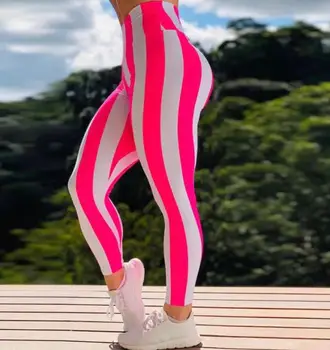 Kadın Moda Slim Fit Bacak Kapanış Pantolon Kalça Kaldırma Egzersiz Yüksek Kalça Baskı Esneklik Güzel Uzun fitness pantolonları