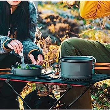 Kamp Katlanabilir Masa Turist Piknik Yemeği Katlanabilir Seyahat Mobilya Ekipmanları Malzemeleri