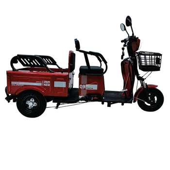 kargo Taşıyabilen Çerçeve Elektromobilli 500w Elektrikli Üç Tekerlekli Bisiklet İnsanlı Motorlu Araç