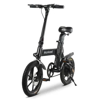 Katlanır Elektrikli Bisiklet 350w Bisiklet Küçük Pil Işığı Alüminyum Alaşımlı Çerçeve Dağ Değişken Hız Güvenli Ve Kullanışlı