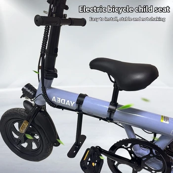 Katlanır Elektrikli Bisiklet Çocuk Koltuğu 2-6 Yaş Kol Dayama ve Pedallar Elektrikli Bisiklet Aksesuarları