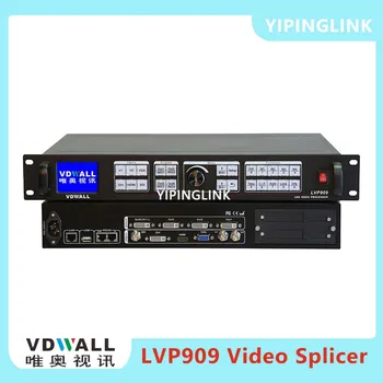 LED Video Duvar Paneli için 1 VGA, 4 DVI Çıkışlı VDWALL LVP909 Video İşlemci ve Birleştirici