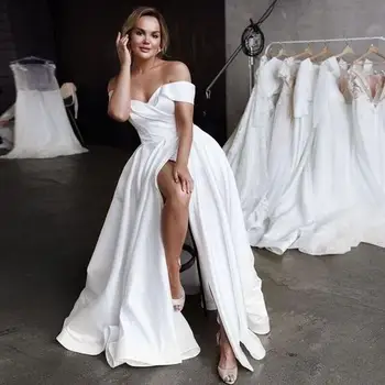 Novıas Resmi Olay Elbiseler Kadınlar için gelinlik 2023 Gelin Lüks kadın elbisesi Elbise Basit ve Romantik düğün elbisesi