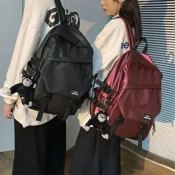Okul çantası Laptop Sırt Çantası Yüksek Kaliteli Naylon Su Geçirmez Sırt Çantası Mochila Kadınlar Gençler için Moda Kadın Sırt Çantası