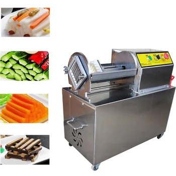 Otomatik ticari patates kızartması kesme makinası Patates Salatalık Şerit kesme makinesi fransız kızartma kesici