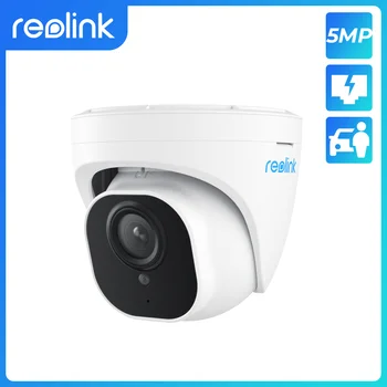 Reolink 8MP Açık IP Kamera 5MP Kızılötesi Gece Görüş PoE Güvenlik Kamera Akıllı İnsan Algılama Ev Video Gözetim Kamera