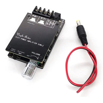 RISE-ZK-502C Bluetooth Dijital ses amplifikatörü Kurulu TPA3116 50Wx2 Stereo 2.0 Kanal Güç HIFI Amplifikatör Modülü