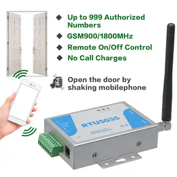 RTU5035 2G 3G GSM Kapısı Açıcı Röle Anahtarı Çağrı Uzaktan Kumanda Telefon Sallayarak Kontrol Kapı Açacağı Park Sistemleri