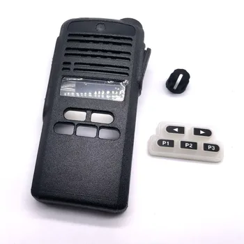 Seti Ön Panel Kapak Kılıf Konut Kabuk Ses Düğmeleri ile Klavye Sınırlı Motorola EP350 CP1300 Radyo Walkie Talkie