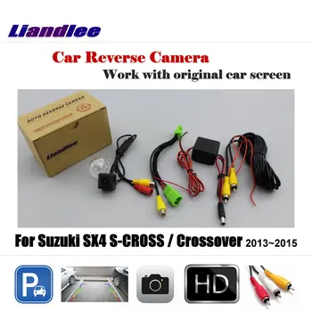 Suzuki için SX4 S-CROS / Crossover 2013 2014 2015 Araba Ters Dikiz Kamera OEM HD CCD Arka Park KAMERA NTSC PAL RCA AUX