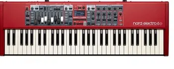 Sıcak satış Nord Elektro 6D 61 anahtar Klavye Piyano Çeki Çubukları Organ SW61, NE6D EL6D