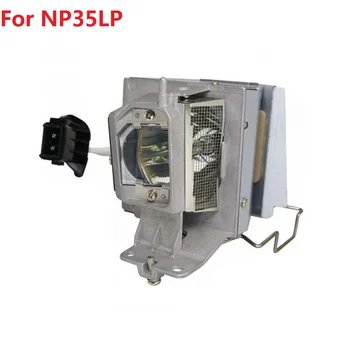 Yedek NP35LP projektör ampulü İçin Konut İle NP-V302H NP-V332W NP-V332X V302H projektör ampulü V332X V332W Erişim