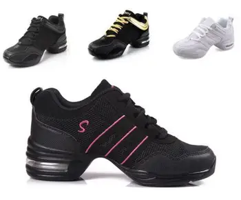 Yeni 2017 Dans Ayakkabıları Kadın Spor Nefes Caz Hip Hop Ayakkabı Salsa Sneakers Kadın Platformu Dans Bayanlar Ayakkabı