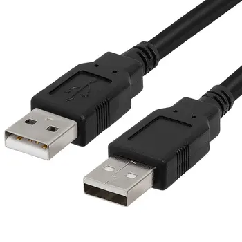 Yeni USB 2.0 Erkek M / M Uzatma Konnektör Adaptörü kablo kordonu Tel Wholesaleord Veri Transfer Yazıcıları için Modemler Kameralar