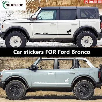 Yeni özel araba çıkartmaları Ford Bronco İÇİN görünüm modifiye Moda spor araba çıkartma filmi aksesuarları