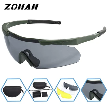 ZOHAN 3 ADET Polarize Bisiklet Gözlük Sürme Spor Gözlük Açık Bisiklet Gözlük Erkekler Kadınlar İçin Dağ Bisikleti Güneş Gözlüğü UV400