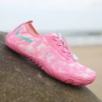 Öğrenciler Açık Spor koşu ayakkabıları yürüyüş ayakkabıları Çocuk Karikatür Tatil Yalınayak Çabuk Kuruyan Aqua Ayakkabı Yüzme Ayakkabı