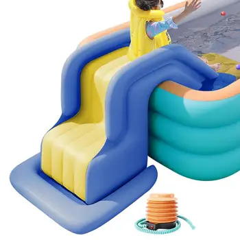 Şişme Su Kaydırağı PVC Yüzme Havuzu Malzemeleri Slayt Fedai Kale Oyun Su Havuzu Çocuklar Yaz Su Oyun Oyuncaklar